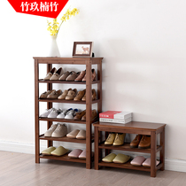 Simple doorway multi-layer shoe cabinet Shoe rack storage shoe stool Economical dormitory shelf Shoe stool assembly household