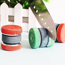 Grinding stone round kitchen household natural grindstone grinding scissors kitchen knife tools professional scissors stick
