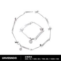 Unvesno (UN) Vintage Original Limited Edition Ax Parts Necklace Bracelet Set Limited Ed