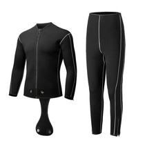 Wetsuit Mens and womens wet clothes warm snorkeling split wetsuit 3mm5MM split wet coat thickening deep diving fishing and hunting suit