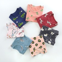 2020 Autumn new childrens underwear set small children cotton autumn clothes autumn pants boys and girls baby home clothes
