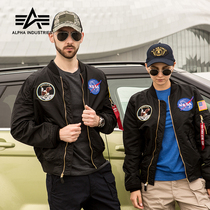 American ALPHA Alpha Industries Classic Edition Mens outdoor tactical flight jacket MA-1 Apollo Memorial