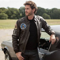 American Cockpit Classic G1 Vietnam Aircraft Carrier Flying Jacket Mens Goat Leather Spot Z21E002