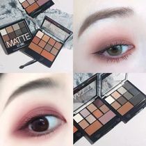Gray tone cool comprehensive plate ten-color full matte eye shadow plate lasting swollen eye blush shade repair one
