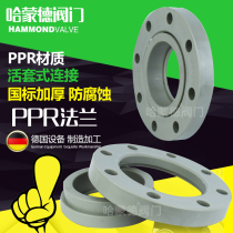 PPR hot melt integrated flange plate Flange plate Flange sleeve joint DN50 63 75 90 100 110 160