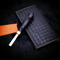 Silent hand pressure chopper Leather woven BV chopper with ears Handmade leather DIY tools Punching tools No hammer no noise