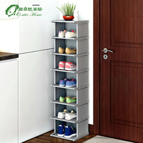 Shoe rack Simple multi-layer door household space-saving rack Economical dust-proof storage shoe cabinet small shoe rack