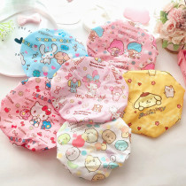 Waterproof cartoon bath cap cute little new Korean childrens bath home headgear Jade dog adult double cap