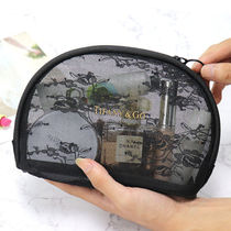 Wash bag cosmetic bag large capacity female portable Korean travel wash bag storage bag wind Super fire cosmetic bag net
