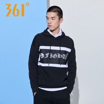 361 Degree Men hooded sweater casual sportswear men fashion trend hooded pullover jacket men