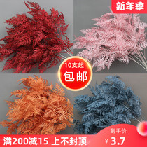 Wedding simulation coconut leaves photography pendulum props single plastic silk flower wedding hall ceiling decoration road lead flower arrangement