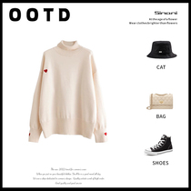 Summer Baiyenswear women fat mm foreign air weight reduction Thin Loose Outside Wearing the Temperament Sweater 2022 Hair the new wave