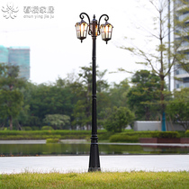 High bar lamp Home Yard Eurostyle Courtyard 3 m Cell View Light Double Head Outdoor Waterproof Garden Villa Street Lamp