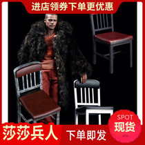 1 6 soldiers Fire Girl Toys 1 6 metallic chair (assembled version) Batman Joker Gangster