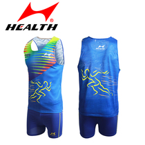 New Hales track and field suit mens sports suit running suit tight sprint professional training game suit women