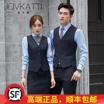 Professional suit vest female 2021 New Korean version of slim temperament fashion overalls hotel reception uniform