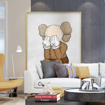 kaws decorative painting entrance porch painting doll painting modern simple living room corridor aisle painting bedroom painting