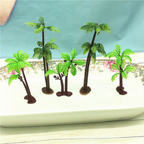 Coconut Grove Sitcake Decoration Pendulum emulated flower baking sweet taster pine dress with tree stumps Hainan coconut trees