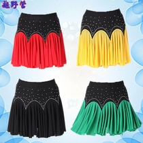 Square dance skirt Sailor dance skirt New diamond red black short skirt dance skirt Latin dance Gitba skirt