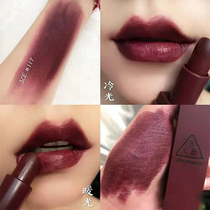 South Korean 3CE lipstick matt mist surface velvet lipstick red 117 pig liver color persistent brick red rumors