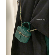 France Cone Koery genuine leather diagonal satchel bag woman 2022 new hand magenta chain bag single shoulder lipstick