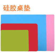 Pure color Soft silicone Desktop Mat Writing Pad Students use writing and drawing pad notebook computer desk cushion multiple styles