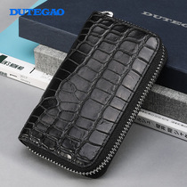 Key bag mens leather crocodile leather multi-function large-capacity car household simple key bag key sleeve keychain