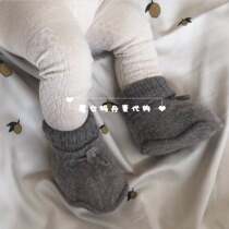 Spot Danish JOHA infant baby merino wool gloves foot cover baby shoes pure wool warm