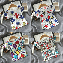 Clearance baby tops for boys and girls breathable short sleeve T-shirt baby children mesh jacquard base shirt 228