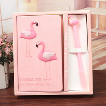 Creative Cute Notebook Suit Teen Cartoon Graduation Companion Gift Fire Bird Handbill Gift Box Student Prizes