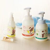 Spot Japan purchase mamakids Baby Shower Gel Shampoo moisturizer cream cartoon set