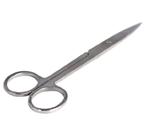 Laboratory Straight Head Elbow Stainless Steel Scissors 1012 5 141618cm National Label 420