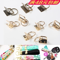 Webbing tail clip horse mouth clip metal side buckle gold bag buckle belt buckle belt handmade DIY luggage accessories 51 accessories