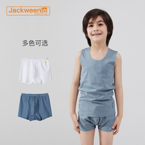 Childrens Underwear Boys Class A Four Corner Cotton Modal Big and Small Boys Baby Unmarked Flat Horn Boys Shorts