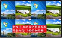 DVIHDMIVGA HD 689121516-way computer Computer split screen composite screen splitter