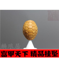 Olive nuclear carving tortoise shell handmade nuclear carving single pendant rich armor world vajra bodhi star moon accessories