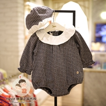 Direct mail ETTOI Korea Pegus childrens wear 21 autumn black onetop hat female baby 527983