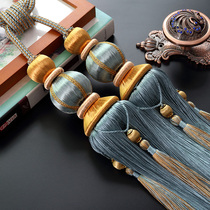 European high-grade crystal curtain tie ball hanging ball tassel accessories curtain buckle strap rope decoration rayon hanging