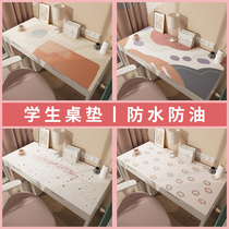 Tablecloth desk ins student desk mat cute girl waterproof and oil-proof disposable leather writing mat desktop mat