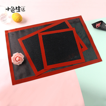  Silicone mat household baking tray baking net mat breathable non-stick baking mat dissolved bean cookie mat high temperature oven