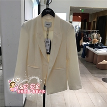 ONLY2022 spring new domestic solid color simple one button suit jacket female 122208006