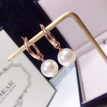 Pearl earrings female Korean Korean fashion temperament simple earrings ear buckle hypoallergenic accessories jewelry Spring