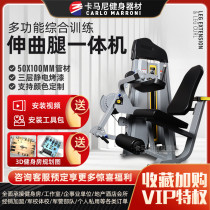 Leg extension and leg lift all-in-one machine Commercial gym special equipment Full set of leg muscle bending and lifting combination training equipment