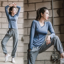 Yoga suit suit female Korean beginner loose gym running quick dry thin sexy fashion sportswear female