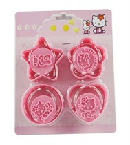 Baking mould positive biscuit mould kitty cat biscuit mold 4 pieces