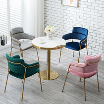 Nordic ins Net red tea shop table and chair cafe negotiation table and chair combination hotel restaurant backrest leisure chair