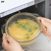 Special Light Wave Oven Microwave Oven Vessel Heating Container Steam Box Heat Resistant High Temperature Glass Cooking Cartridge Cover Plate Bowl