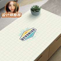 Printing tablecloth modern light luxury waterproof oil and stamping thick dining cushion TV cabinet covered by Nordic tea table cushion