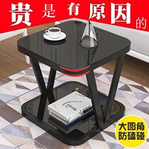 Mini coffee table square simple living room small apartment sofa side few Nordic corner small square table Square small round table