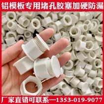 Aluminum mold plug cap template plug hole rubber plug 100 set of anti-leakage paste aluminum mold tool disposable k plate oval plug 20 holes